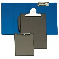 (1570010) GRAFOPLÁS CARPETA CON PINZA MINICLIP FOLIO C/BOLSA INTERIOR PVC FLEXIBLE NEGRO