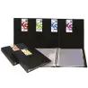 (39452010) GRAFOPLÁS CARPETA 20 FUNDAS ESPIRAL A4 EXTRAÍBLES CALIDAD EXTRA 5 SEPARADORES PP TRANSLÚCIDO RÍGIDO IN & OUT NEGRO