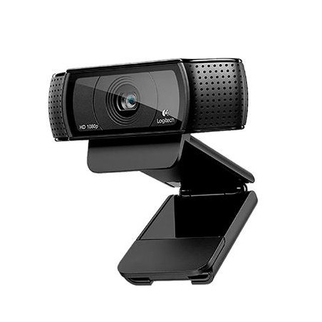 (960-001055) LOGITECH WEBCAM C920 FULL HD CON MICRÓFONO CON AUDIO ESTÉREO 15MP USB 2.0 NEGRO