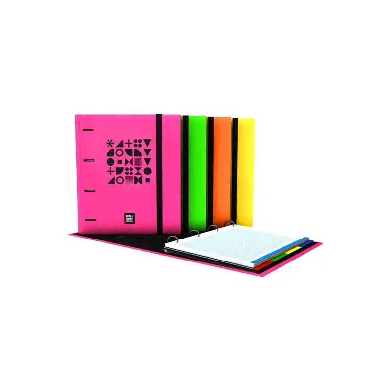 (88103299) GRAFOPLÁS CARPEBOOK FORRADO 4D35MM DIN-A4 B&B FLÚOR SURTIDO