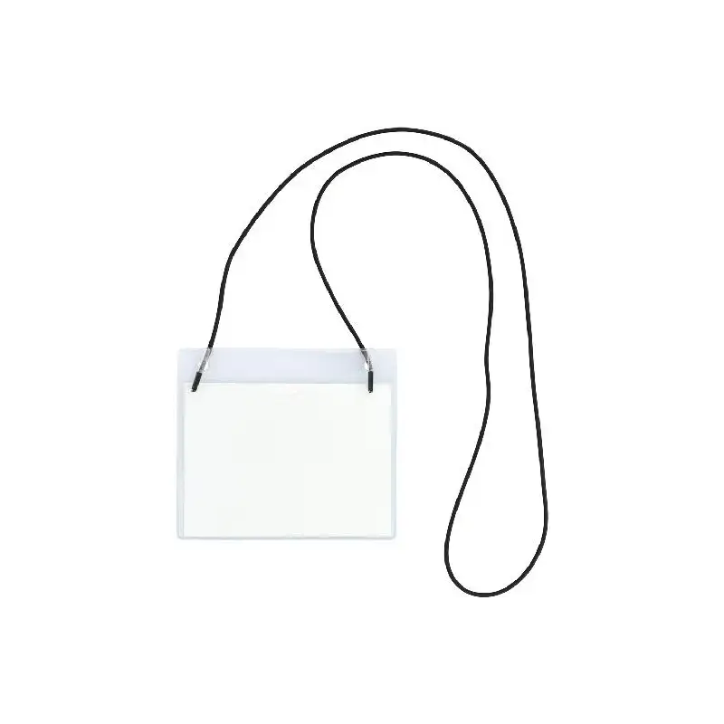 (09073300) GRAFOPLÁS PORTADISTINTIVO C/GOMA ELÁSTICA 95X110MM PVC RÍGIDO TRANSPARENTE