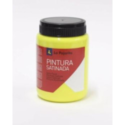 (110922) LA PAJARITA TÉMPERA ESCOLAR BOTE DE 35ML SATINADA AMARILLO LIMON L-01