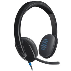 (981-000480) LOGITECH AURICULARES BIAURAL ESTEREO CON MICRÓFONO AUDIO DE ALTO RENDIMIENTO CON SUPRESION DE RUIDOS