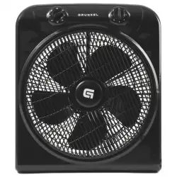 (BOX-FAN NG) GRUNKEL VENTILADOR DE SUELO 50W 3 VELOCIDADES C/TEMPORIZADOR NEGRO