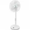 (FAN SILENCE PLUS) GRUNKEL VENTILADOR DE PIE 2-28W REGULABLE ULTRASILENCIOSO PROGRAMABLE 12 VELOCIDADES BLANCO