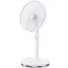 (FAN-14 SILENCE) GRUNKEL VENTILADOR DE PIE 2-28W REGULABLE ULTRASILENCIOSO PROGRAMABLE 4 VELOCIDADES BLANCO