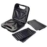 (SAN MULTI NG) GRUNKEL SANDWICHERA C/ GRILL 750W 3 PLACAS DESMONTABLES NEGRO