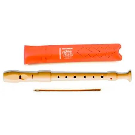 (9516) HOHNER FLAUTA PLASTICO FUNDA NARANJA
