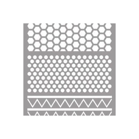 (090014) LA PAJARITA STENCIL ST-14 PLANTILLA DECORATIVA MODELO TEXTURES