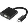 (A109-0347) AISENS CONVERSOR USB-C A VGA USB-C/M - HDB15/H NEGRO 15CM