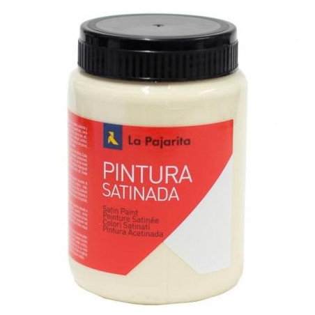 (112913) LA PAJARITA PINTURA SATINADA L-25 BOTE DE 375ML MARFIL