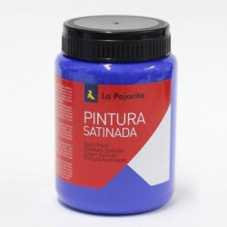 (110713) LA PAJARITA TÉMPERA ESCOLAR BOTE DE 375ML SATINADA AZUL ULTRAMAR L-11
