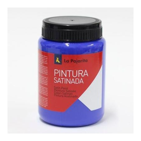 (110713) LA PAJARITA TÉMPERA ESCOLAR BOTE DE 375ML SATINADA AZUL ULTRAMAR L-11