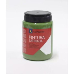(110822) LA PAJARITA TÉMPERA ESCOLAR BOTE DE 35ML SATINADA VERDE MONTE L-16