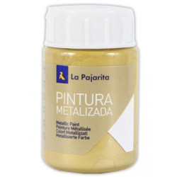 (125322) LA PAJARITA PINTURA METALIZADA ME-03 35ML ORO RICO