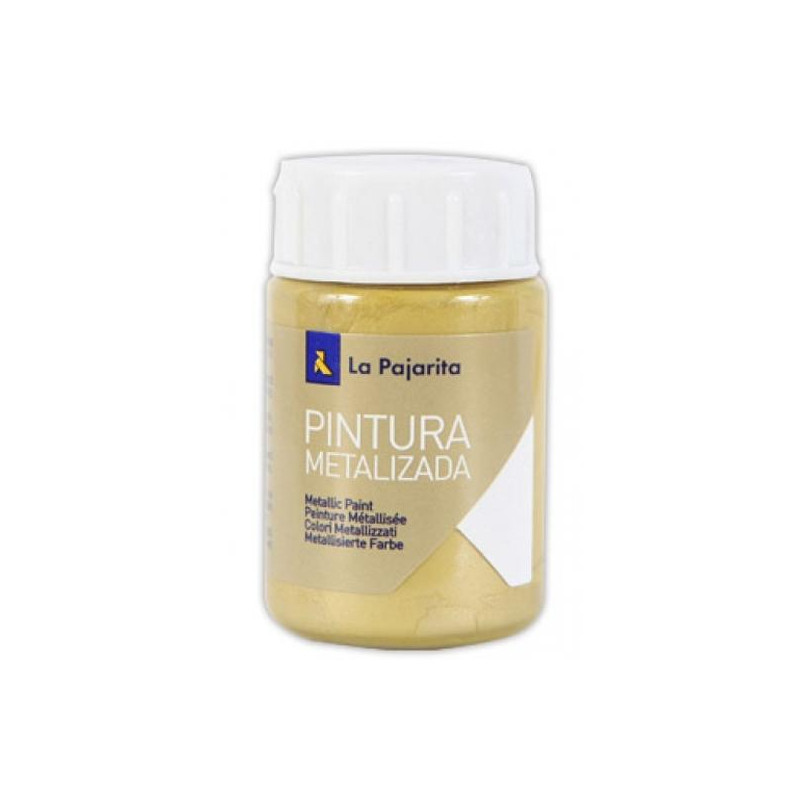 (125322) LA PAJARITA PINTURA METALIZADA ME-03 35ML ORO RICO