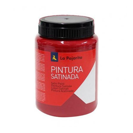 (111213) LA PAJARITA TÉMPERA ESCOLAR BOTE DE 375ML CARMIN L-09