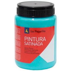 (169413) LA PAJARITA TÉMPERA ESCOLAR BOTE DE 375ML SATINADA TURQUESA L-35