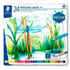 (14610C M24) STAEDTLER LÁPICES DE COLORES DESING JOURNEY 14610C C/SURTIDOS ESTUCHE METAL 24 UD