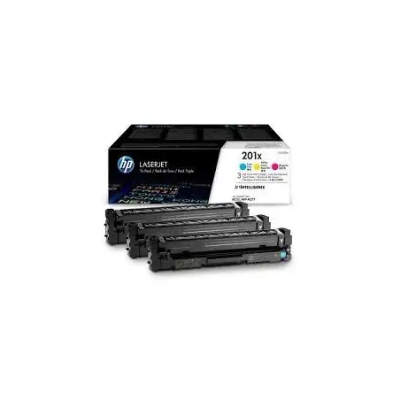 (CF253XM) HP LASERJET PRO M252N 201X PACK 3 TONER ALTA CAPACIDAD CYAN/MAGENTA/YELLOW