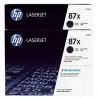 (CF287XD) HP TONER NEGRO LASERJET ENTERPRISE M506DN/M527 PACK 2 -  87X ALTA CAPACIDAD