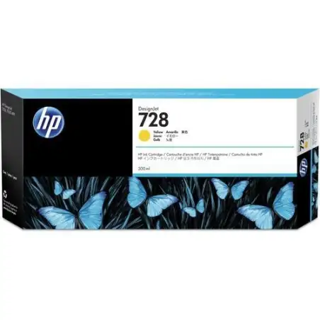 (F9K15A) HP DESIGNJET 728 CARTUCHO AMARILLO ALTA CAPACIDAD
