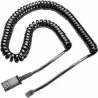 (784S0AA) HP POLY CABLE RIZADO NEGRO PARA TELÉFONOS FIJOS - U10P-S