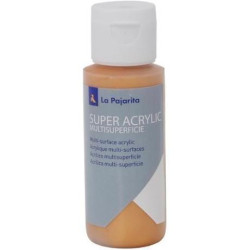 (182176) LA PAJARITA PINTURA SUPER ACRYLIC A-47 60ML ORO REAL