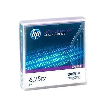 (C7976A) HP CARTUCHO DE DATOS LTO ULTRIUM 6 2.5TB/6.25TB RW