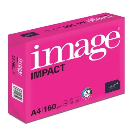 (433718) IMAGE PAPEL IMPACT DIN A4 160GR PAQUETE 250H BLANCO