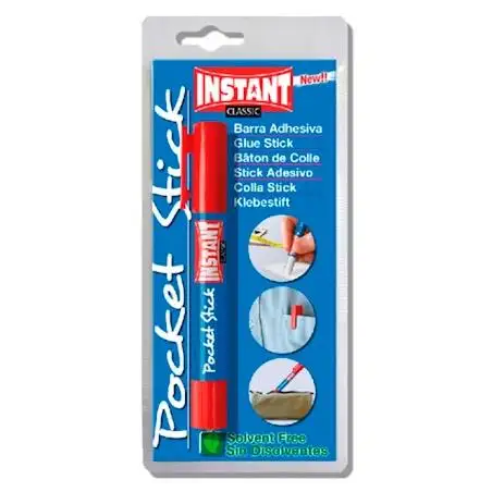 (10000) INSTANT PEGAMENTO EN BARRA 5GR POCKET STICK CLASSIC  BLISTER
