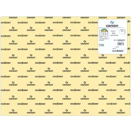 (C200040219) IRIS CARTULINA 50X65CM 185GR CREMA -25U-