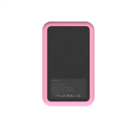 (KFKE86) KREAFUNK CARGADOR POWER BANK CON CARGA INALÁMBRICA QI 5K MAH ROSA CLARO