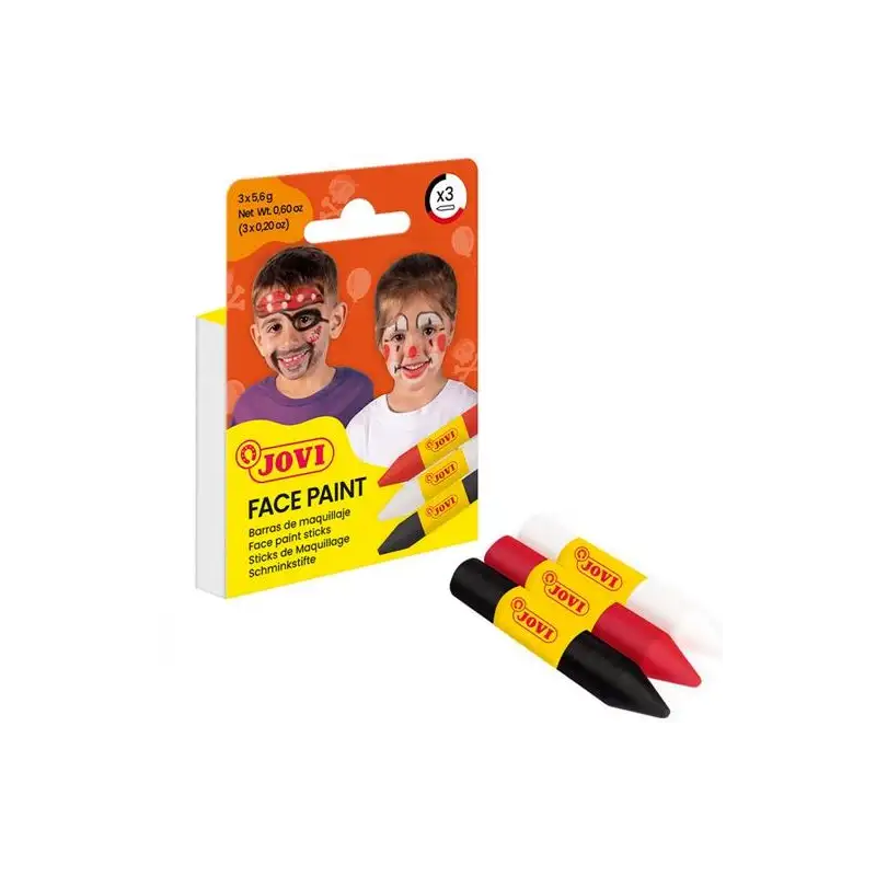 (175SC) JOVI MAQUILLAJE ESTUCHE 3 BARRAS SCARY