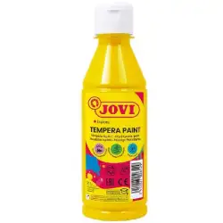 (50202) JOVI TÉMPERA LÍQUIDA AMARILLO BOTELLA DE 250ML