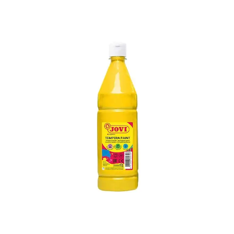 (51102) JOVI TÉMPERA LÍQUIDA PAINT AMARILLO BOTELLA 1000ML