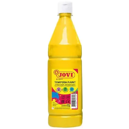 (51102) JOVI TÉMPERA LÍQUIDA PAINT AMARILLO BOTELLA 1000ML