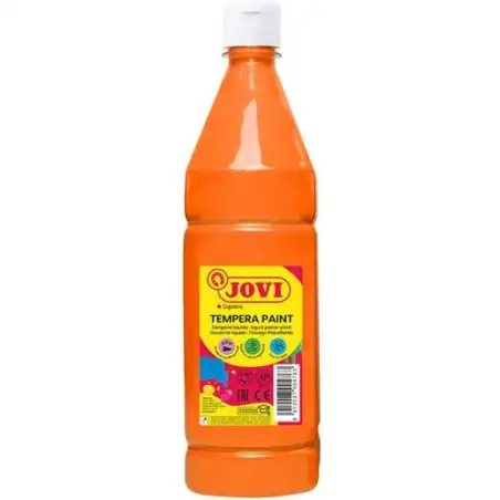 (51106) JOVI TÉMPERA LÍQUIDA PAINT NARANJA BOTELLA 1000ML