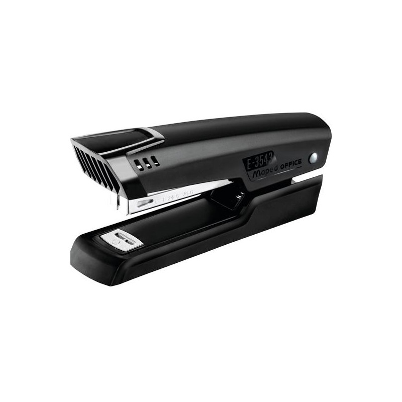 (354311) MAPED GRAPADORA SOBREMESA HALF STRIP ESSENTIAL METAL GRAPAS 24/6  26/6 NEGRO