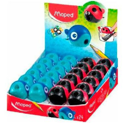 (018113) MAPED AFILALÁPICES CROC CROC EASY 1 AGUJERO C/SURTIDOS EXPOSITOR DE 24U