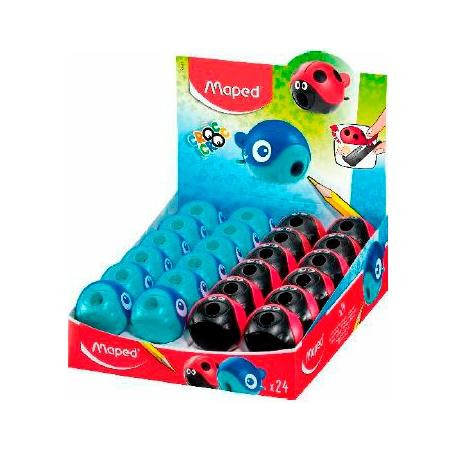 (018113) MAPED AFILALÁPICES CROC CROC EASY 1 AGUJERO C/SURTIDOS EXPOSITOR DE 24U