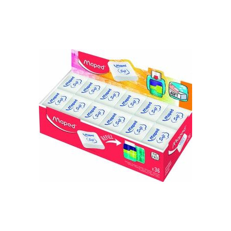 (049411) MAPED GOMA ESSENTIAL SOFT RECAMBIO DE AFILABORRA CONNECT