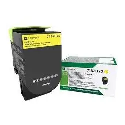 (71B2HY0) LEXMARK TONER AMARILLO CS/CX 417