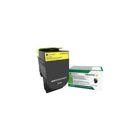 (71B2HY0) LEXMARK TONER AMARILLO CS/CX 417
