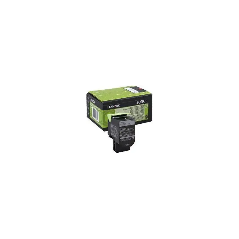 (80C20K0) LEXMARK 802K TONER RETORNABLE NEGRO(1K)