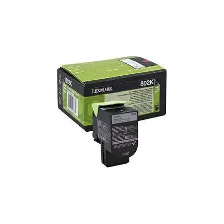 (80C20K0) LEXMARK 802K TONER RETORNABLE NEGRO(1K)