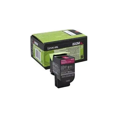 (80C20M0) LEXMARK 802M TONER RETORNABLE MAGENTA (1K)