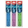(279110) MAPED REGLA TWIST´N FLEX DECORADA DOBLE GRADUACIÓN 15 CM COLORES SURTIDOS