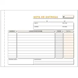 (T-47) LOAN TALONARIO ENTREGAS CUARTO APAISADO TRIPLICADO AUTOCOPIA