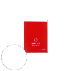 (T-512/B) LOAN TALONARIO BLOC DE NOTAS DOCEAVO BLANCO